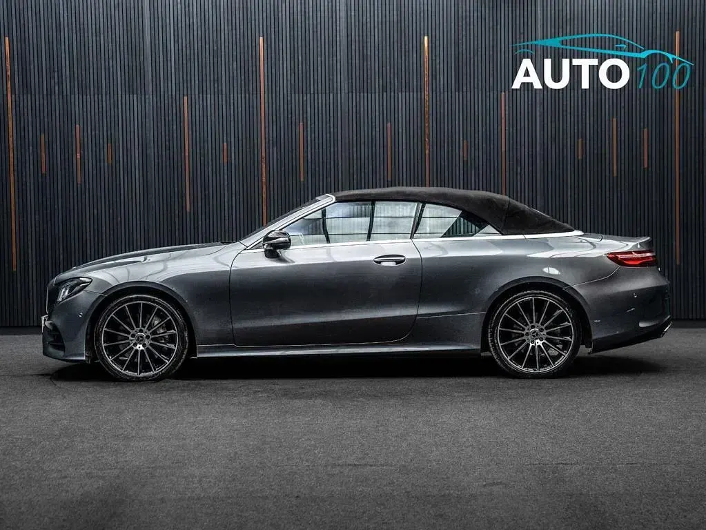 Used Mercedes E400 AMG line 340 HP (250 kW) 2019 Grey Cabriolet