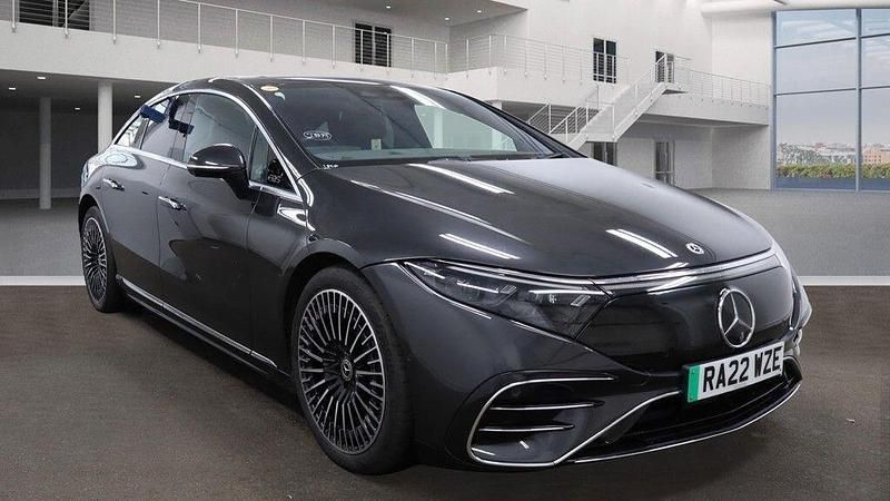 Grey Used 2022 Mercedes EQS450+ AMG Line Premium Plus Sedan | £43,995 (Fair price) - Image 1/4