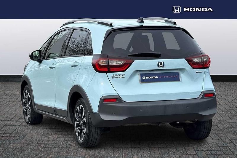 Used Honda Jazz Hybrid 109 HP (80 kW) 2021 Blue Hatchback