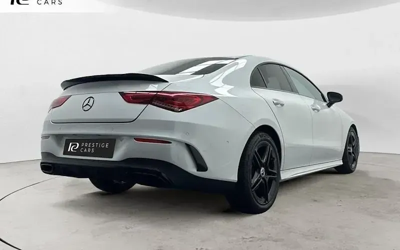 Used Mercedes CLA180 AMG line 136 HP (100 kW) 2022 White Coupe