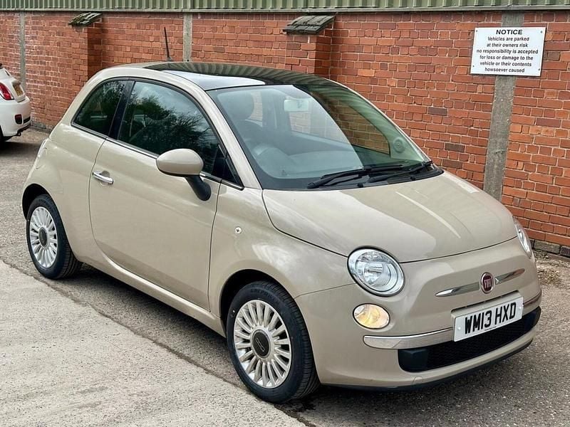 Used Fiat 500 Lounge 69 HP (50 kW) 2013 Beige Hatchback