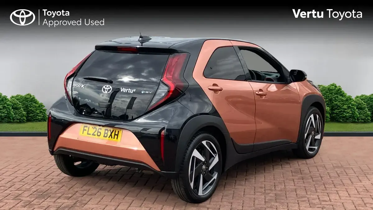 Used Toyota Aygo X Design 116 HP (85 kW) 2026 Cinnamon bitone (metallic paint) SUV
