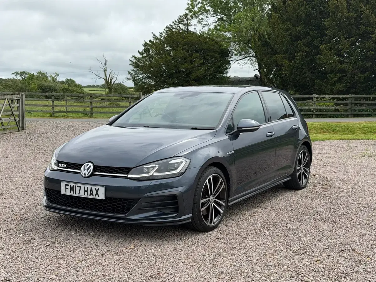 Used VW Golf VII GTD 2017 Blue Hatchback