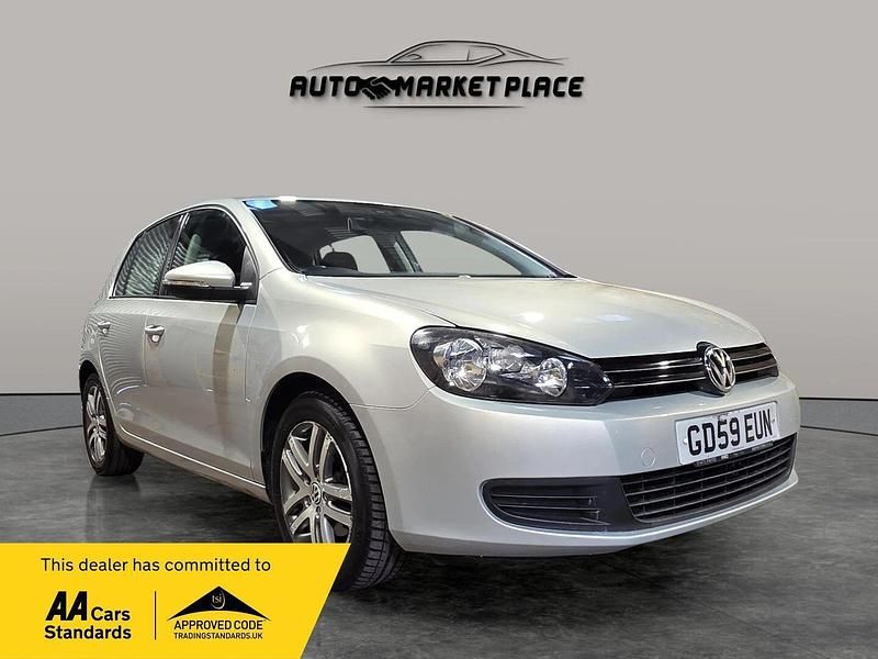 Silver Used 2010 VW Golf VI SE Hatchback | £2,400 (Fair price) - Image 1/4