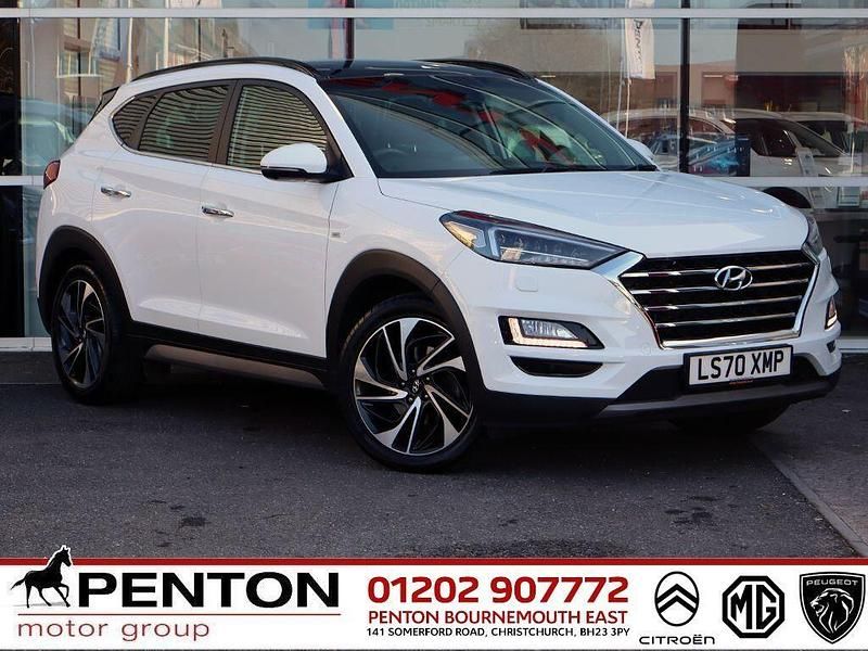 Used Hyundai Tucson Premium SE 185 HP (136 kW) 2020 White SUV