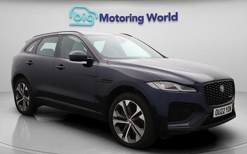Blue Used 2022 Jaguar F-Pace R-Dynamic SUV | £31,700 (Fair price) - Image 1/4