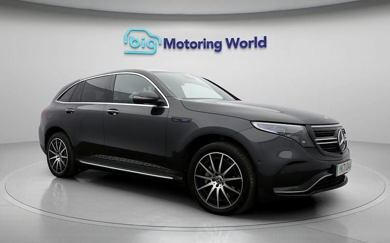 Used Mercedes EQC400 AMG line 300 kW (408 HP) 2021 Grey SUV