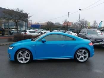 Used Audi TT S-Line 197 HP (144 kW) 2019 Blue Coupe