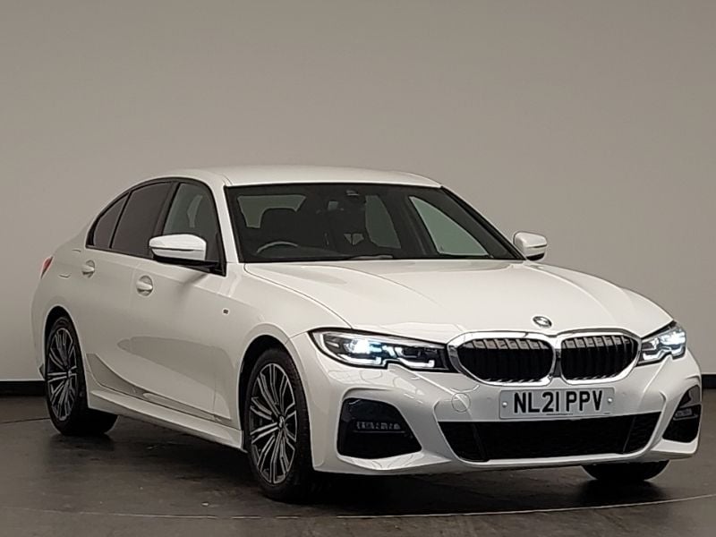 White Used 2021 BMW 318 M Sport Sedan | £21,898 (Fair price) - Image 1/4