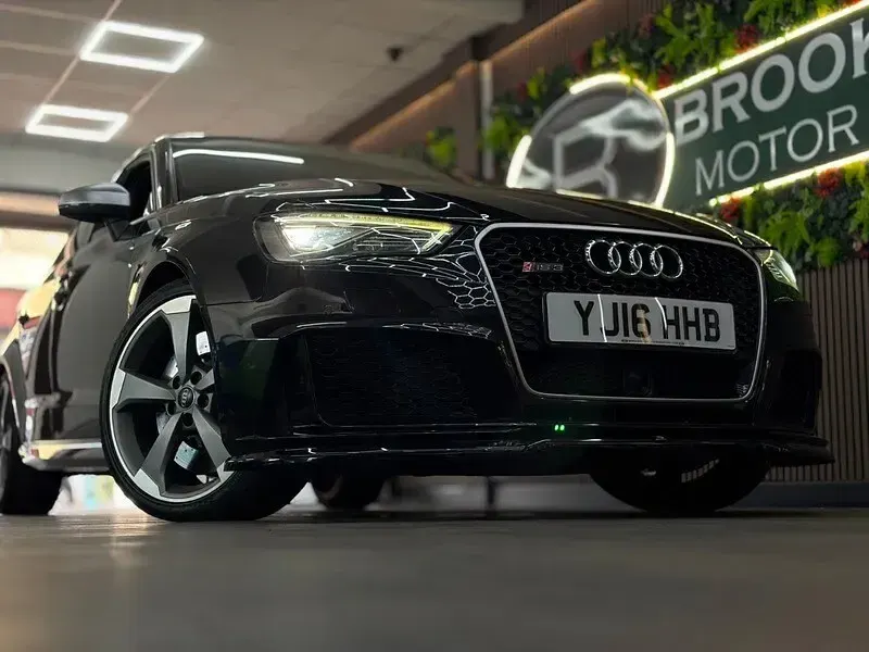 Used Audi RS3 367 HP (269 kW) 2016 Black Sedan