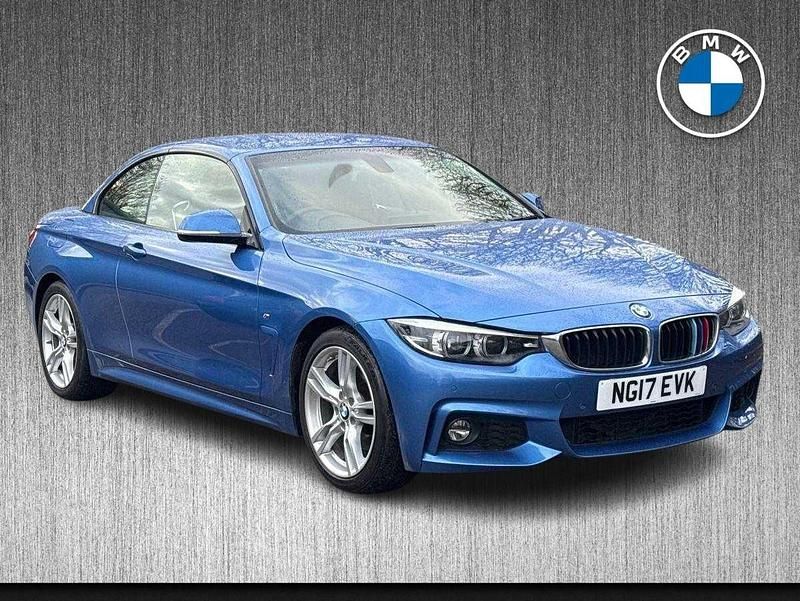 Used BMW 430 Cabriolet M Sport 252 HP (185 kW) 2017 Blue Cabriolet