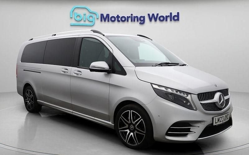 Silver Used 2023 Mercedes V300 AMG line MPV | £62,300 (Good price) - Image 1/4
