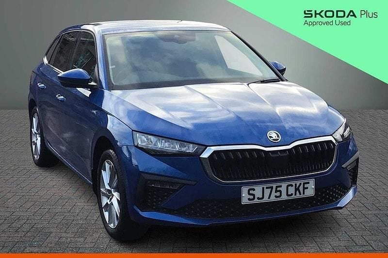 Used Skoda Scala SE L 85 HP (62 kW) 2025 Race blue metallic Hatchback