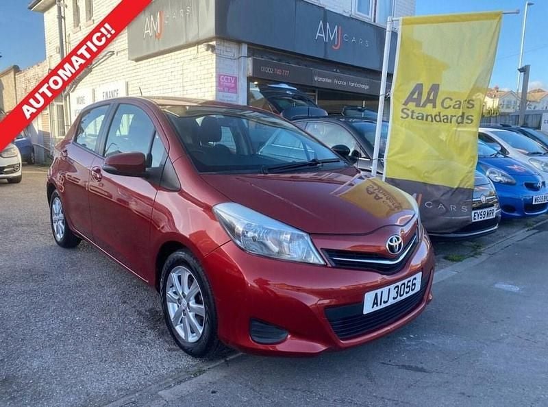 Red Used 2012 Toyota Yaris Multidrive S Hatchback | £6,495 (Fair price) - Image 1/3