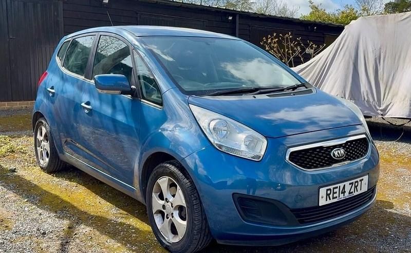 Used Kia Venga 90 HP (66 kW) 2014 Blue Hatchback