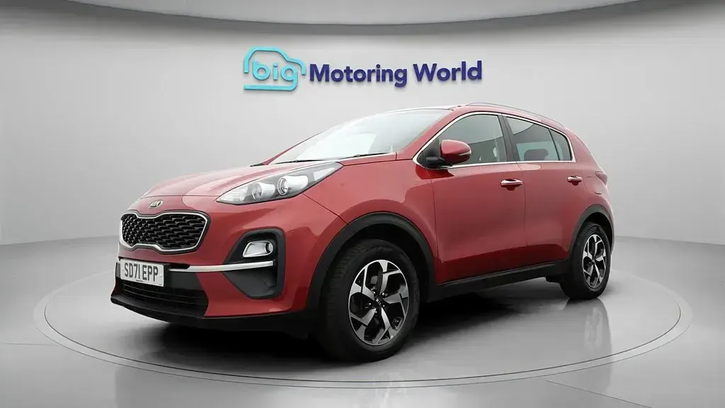 Used Kia Sportage 130 HP (95 kW) 2021 Red SUV