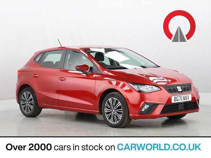 Red Used 2021 Seat Ibiza SE Technology Hatchback | £7,990 (Good price) - Image 1/3