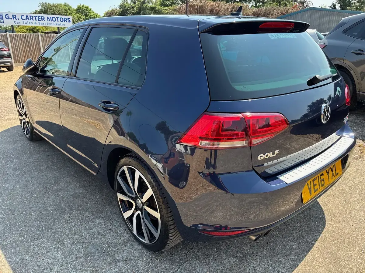 Used VW Golf VII GT 2016 Blue Hatchback