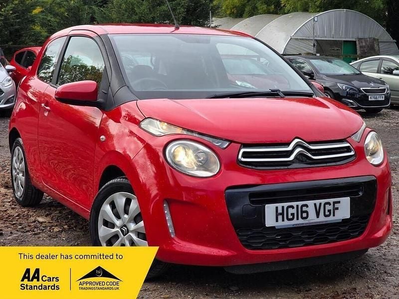 Red Used 2016 Citroën C1 Feel Hatchback | £4,890 (Good price) - Image 1/2