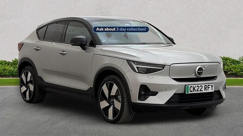 Silver Used 2022 Volvo C40 Pro SUV | £25,299 (Fair price) - Image 1/4