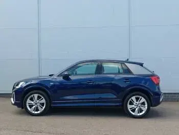 Used Audi Q2 S-Line 110 HP (80 kW) 2021 Blue SUV
