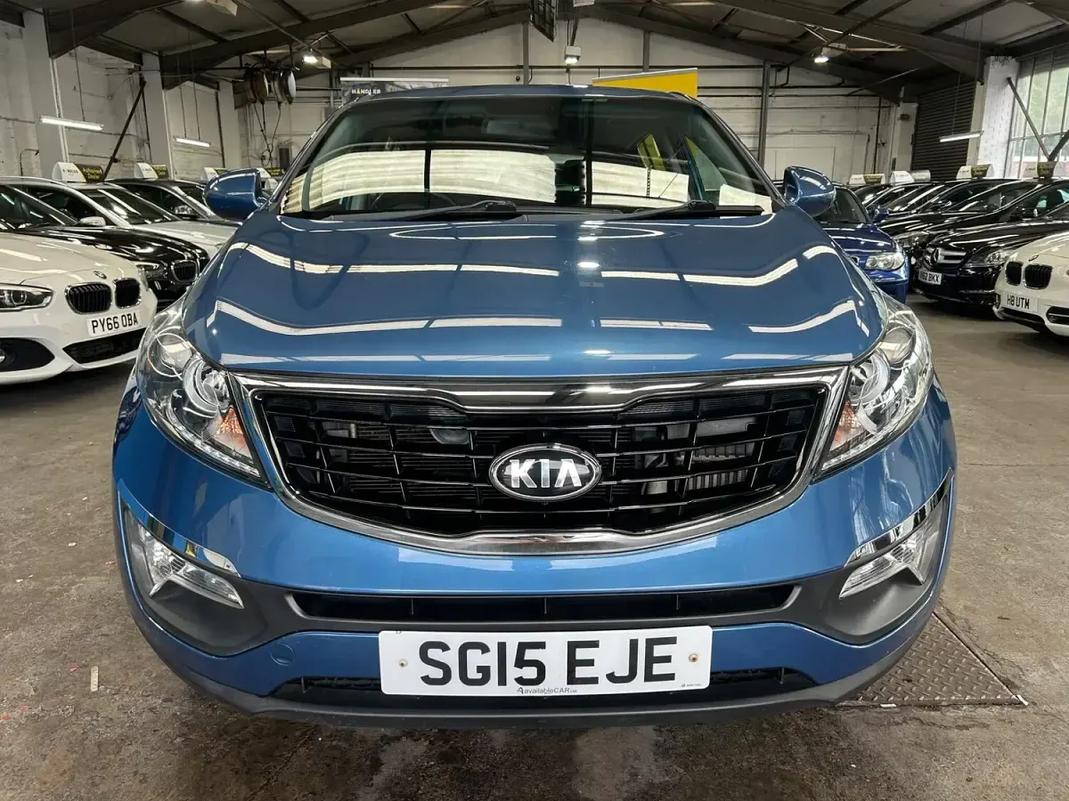 Used Kia Sportage 116 HP (85 kW) 2015 Blue SUV