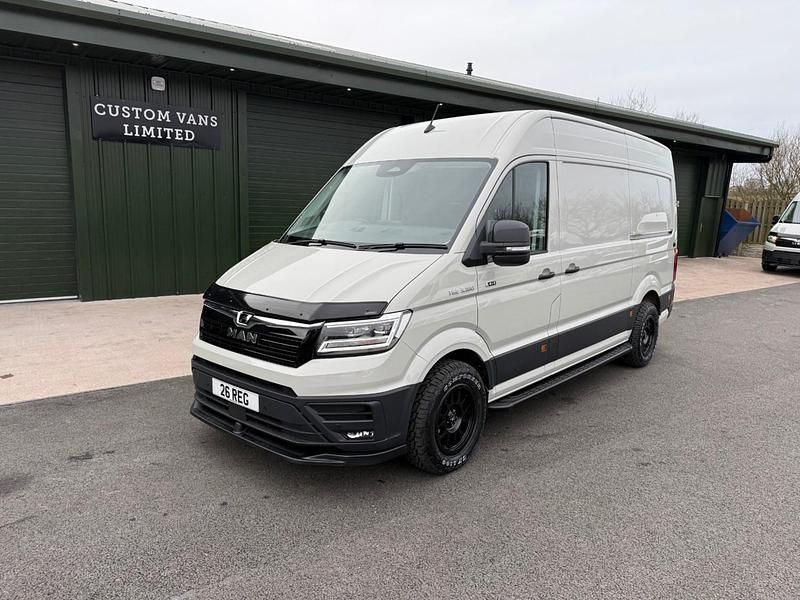 New MAN TGE 2026 Grey Van