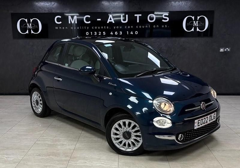 Used Fiat 500 Dolcevita 70 HP (51 kW) 2022 Blue Hatchback