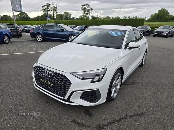 Used Audi A3 S-Line 2021 White Sedan
