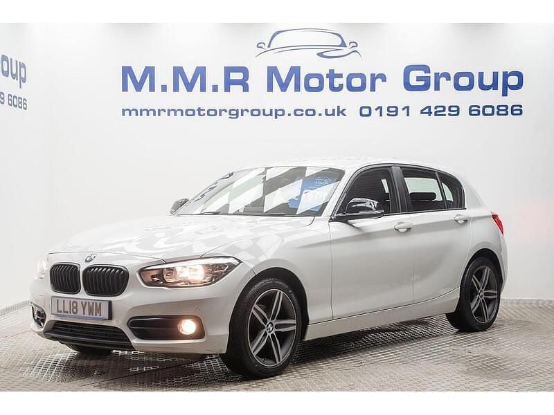 Used BMW 118 Sport Line 2018 White Hatchback