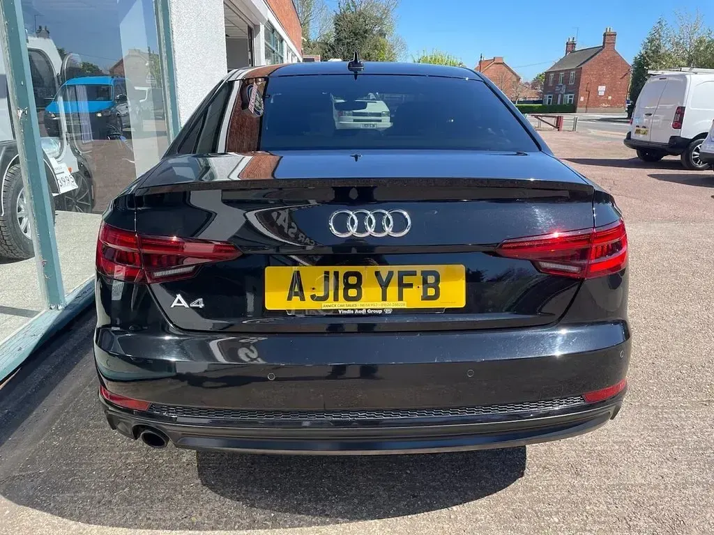 Used Audi A4 Black Edition 150 HP (110 kW) 2018 Black Sedan