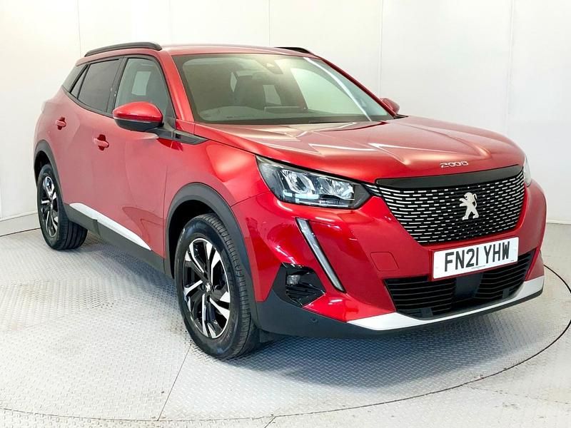 Red Used 2021 Peugeot 2008 Allure Premium SUV | £13,995 (Fair price) - Image 1/4