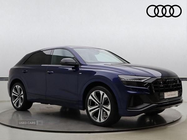 Blue Used 2022 Audi Q8 Comfort SUV | £52,490 (Expensive) - Image 1/4