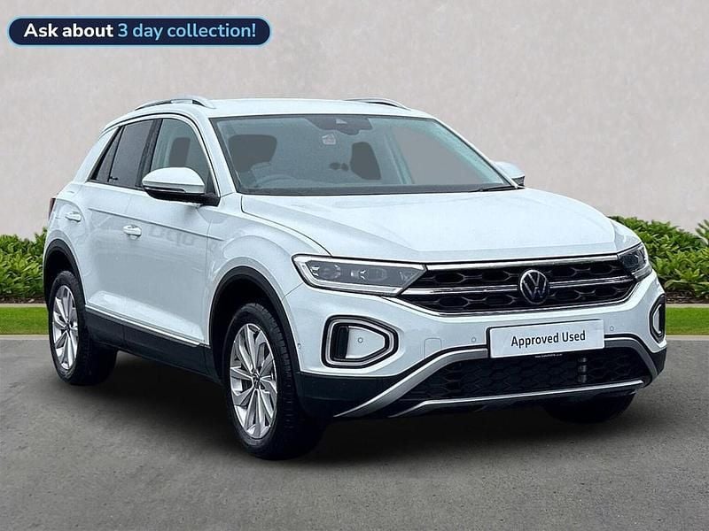 White New 2025 VW T-Roc Style SUV | £28,183 (Super price) - Image 1/4