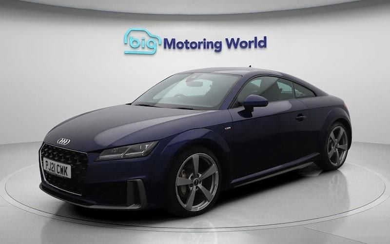Used Audi TT S-Line 245 HP (180 kW) 2021 Blue Coupe