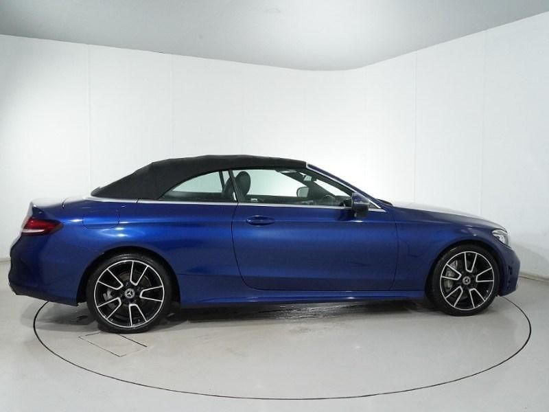 Used Mercedes C300 AMG Line Premium 245 HP (180 kW) 2019 Blue Cabriolet