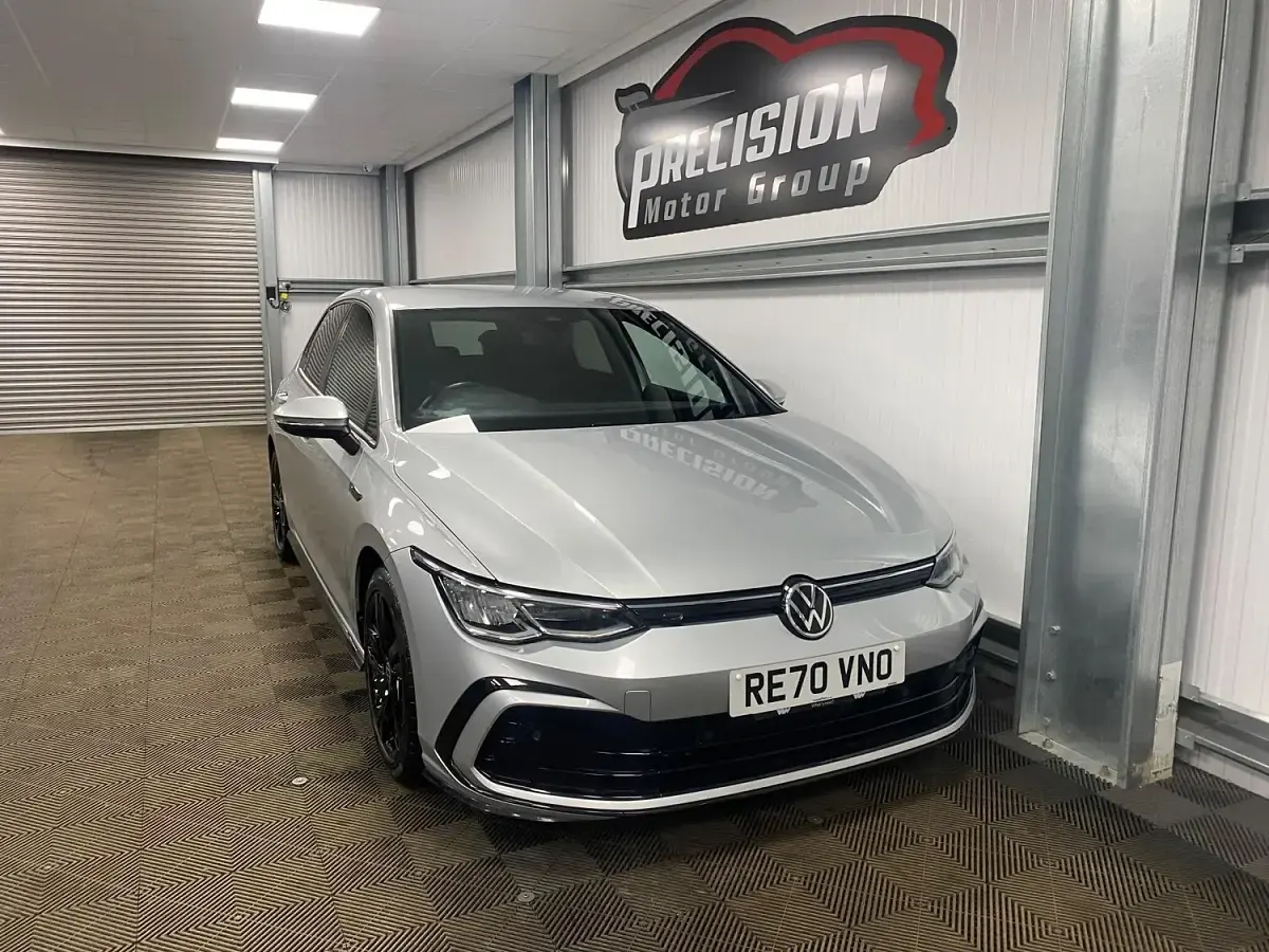 Used VW Golf VII R-line 150 HP (110 kW) 2020 Silver Hatchback