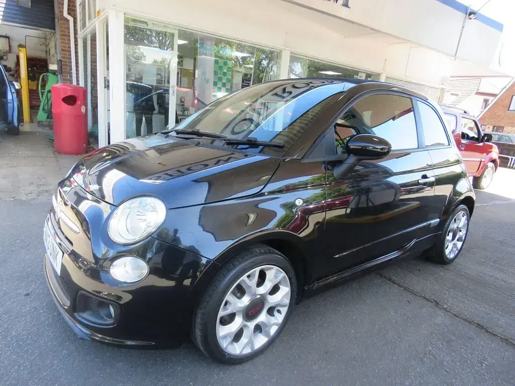 Usado Fiat 500C S 2013 Preto Cabrios