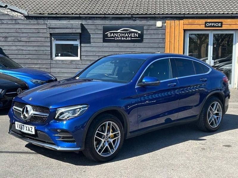 Used Mercedes GLC250 AMG line 2017 Blue Coupe