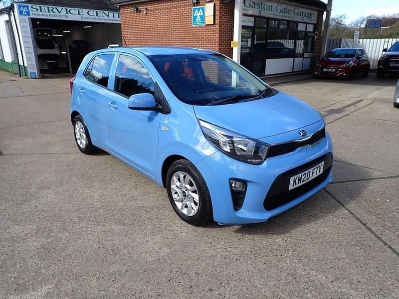 Used Kia Picanto 66 HP (48 kW) 2020 Blue Hatchback