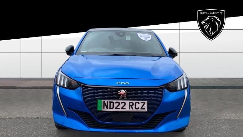 Used Peugeot e-208 Premium 100 kW (136 HP) 2022 Blue Hatchback
