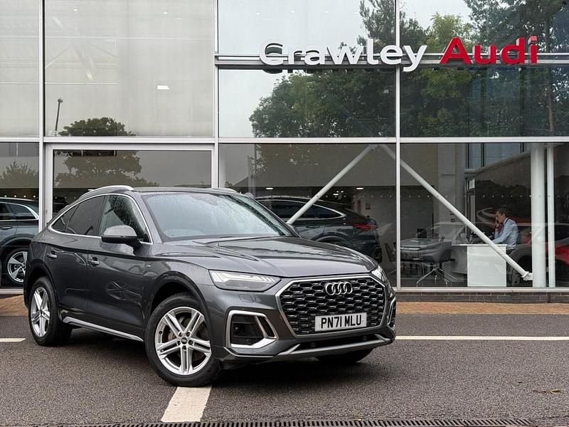 Grey Used 2021 Audi Q5 Sportback S-Line SUV | £32,340 (Good price) - Image 1/4