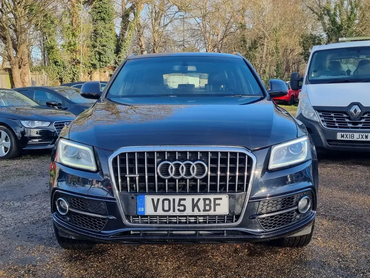 Used Audi Q5 S-Line 190 HP (139 kW) 2015 Blue SUV