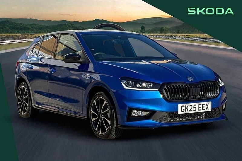 Race blue metallic Used 2025 Skoda Fabia Monte Carlo Hatchback | £22,995 (Expensive) - Image 1/4