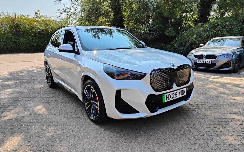 Mineral white Used 2025 BMW iX1 M Sport SUV | £35,987 (A bit pricey) - Image 1/4
