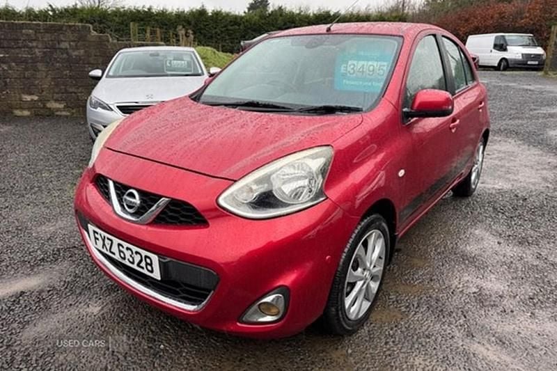 Red Used 2014 Nissan Micra S Hatchback | £3,495 (Super price) - Image 1/1