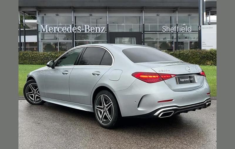 Used Mercedes C300e AMG line 308 HP (226 kW) 2024 Silver Sedan