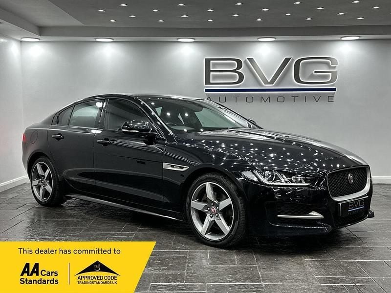 Black Used 2018 Jaguar XE R-Sport Sedan | £9,994 (Fair price) - Image 1/2