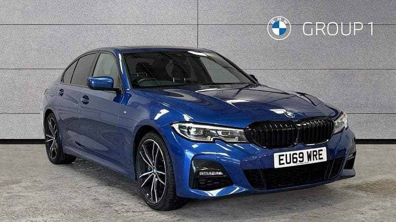 Blue Used 2019 BMW 330e M Sport Sedan | £20,990 (Expensive) - Image 1/4