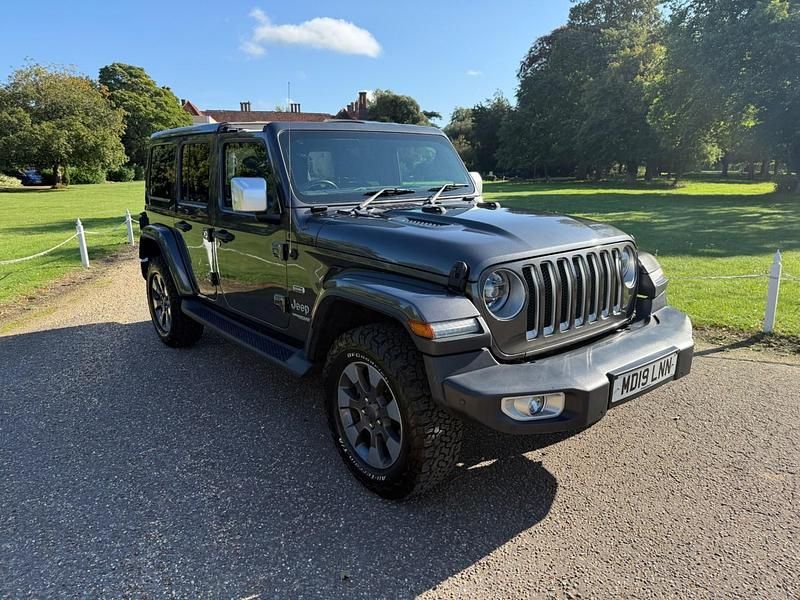 Grey Used 2019 Jeep Wrangler Overland SUV | £31,000 (Fair price) - Image 1/4